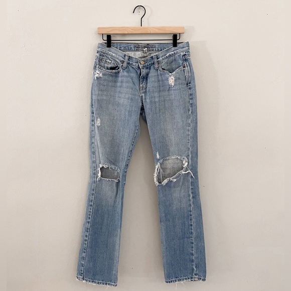 Abercrombie & Fitch Denim - Abercrombie & Fitch Y2K Distressed Low-Rise Bootcut Jeans Light Wash Size 6